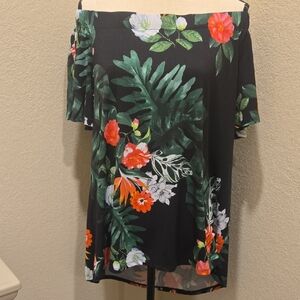 Vince Camuto Floral Off-Shoulder Top